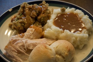 This one of the many the many Thanksgiving dinner I will be having tonight.